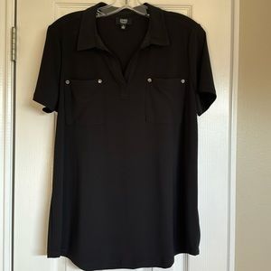 Jones New York Signature Shirt Sleeve top Size L.